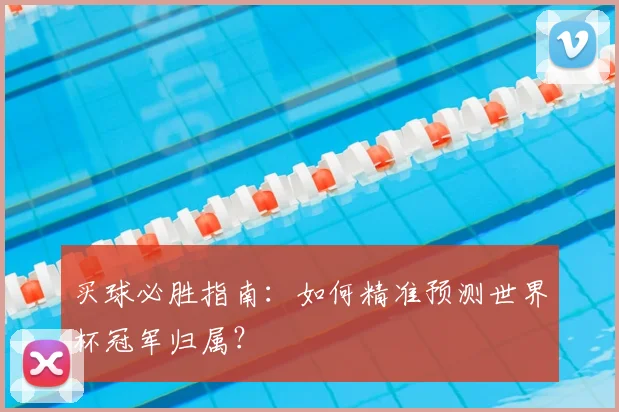 买球必胜指南:如何精准预测世界杯冠军归属?